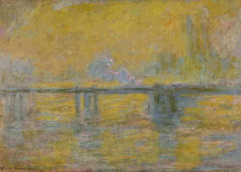 Londra Köprüsü (Charing Cross Köprüsü, Londra) - Claude Monet