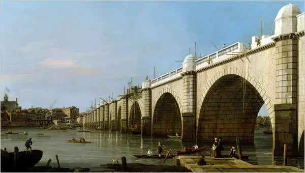 Westminster Köprüsü Güneydoğu Desteği İnşaat Halinde - Canaletto