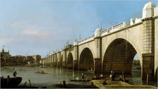 Westminster Köprüsü Güneydoğu Desteği İnşaat Halinde - Canaletto