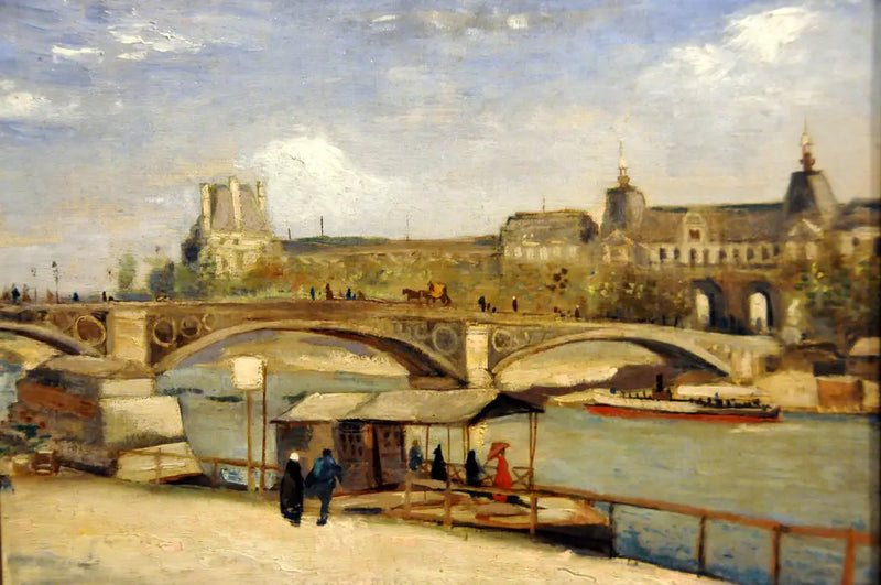 Carrousel Köprüsü ve Louvre - Vincent van Gogh