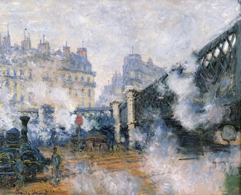 Pont de l'Europe, Saint-Lazare istasyonu W442 - Claude Monet