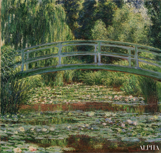 Pont japonais et bassin aux nymphéas - Claude Monet - Reproductions de tableaux et peintures haut de gamme