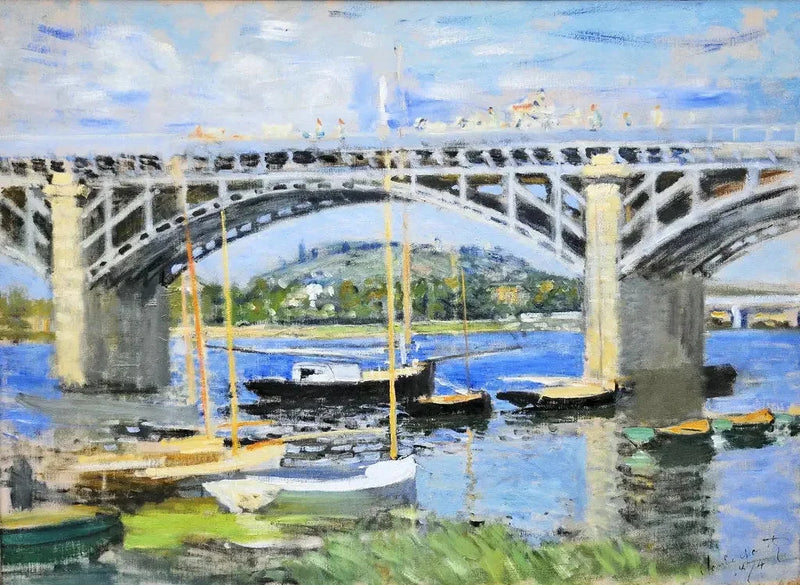 Argenteuil W313'teki Seine Nehri Üzerindeki Köprü - Claude Monet