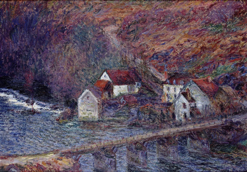 Vervy Köprüsü W1234 - Claude Monet