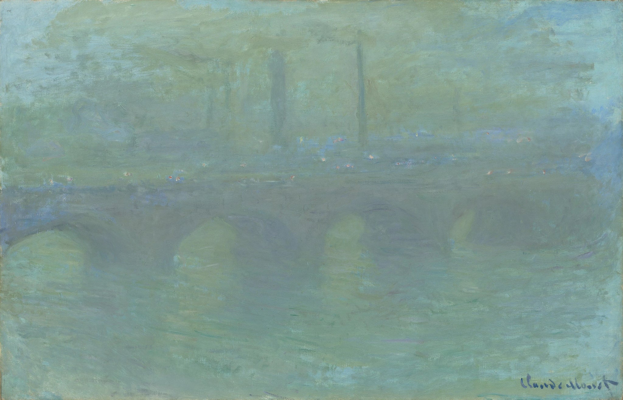 Waterloo Bridge, Londres, au crépuscule de Claude Monet, 1904 – National Gallery of Art 1983.1.27, Wildenstein 1564