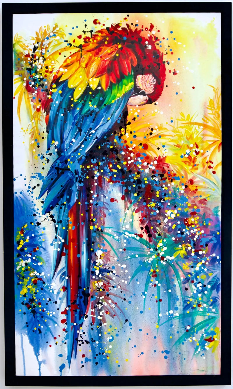 Pop Art Papağan  | 80X140 cm