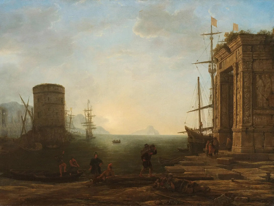 Gün doğumu limanı - Claude Lorrain