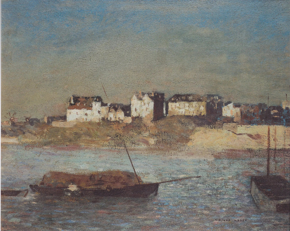 Port-Breton - Odilon Redon image 1 copie peinte à la main à l’huile