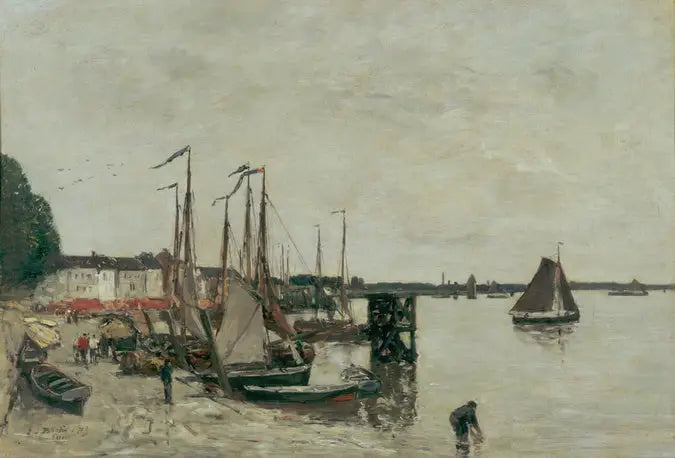 Anvers Limanı - Eugène Boudin