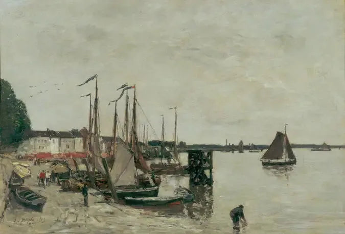 Anvers Limanı - Eugène Boudin