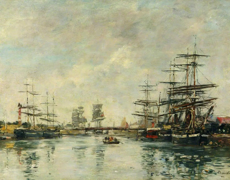 Honfleur Limanı - Eugène Boudin