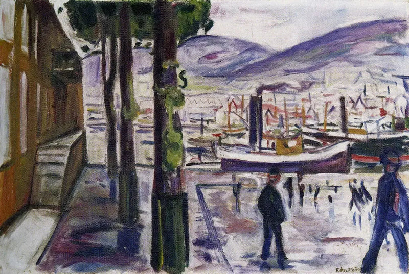 Bergen Limanı - Edvard Munch