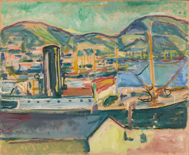 Bergen Limanı - Edvard Munch