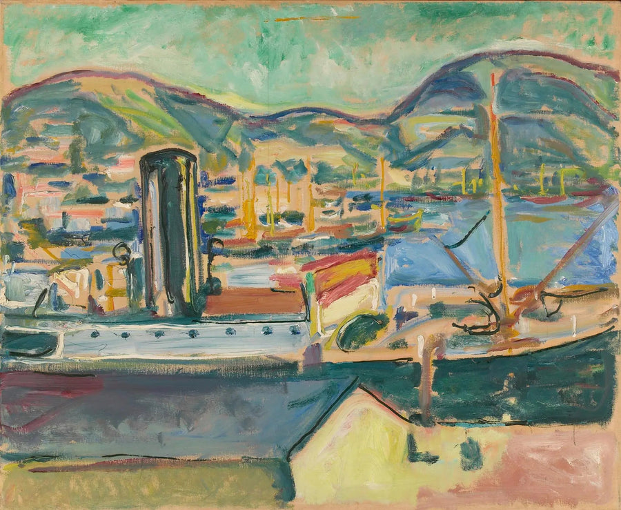 Bergen Limanı - Edvard Munch