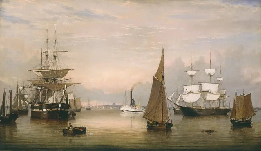 Boston Limanı (1856) - Fitz Henry Lane