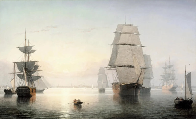 Boston Limanı, Gün Batımı - Fitz Henry Lane