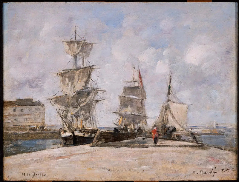 Honfleur Limanı - Eugène Boudin