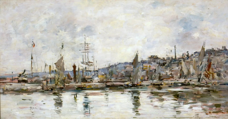 Honfleur Limanı - Eugène Boudin