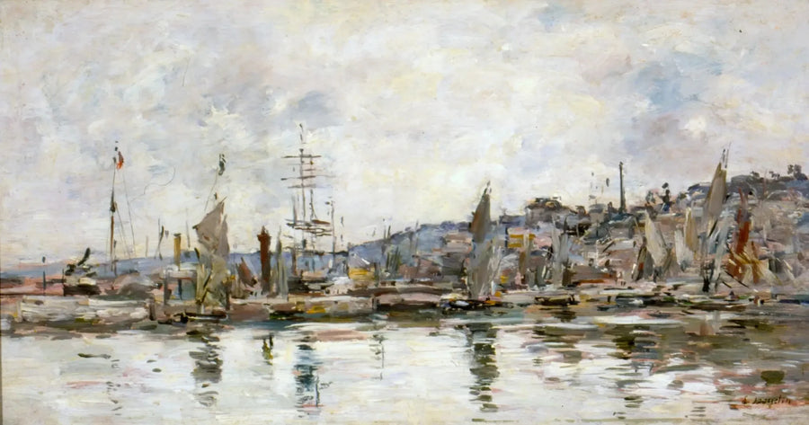 Honfleur Limanı - Eugène Boudin