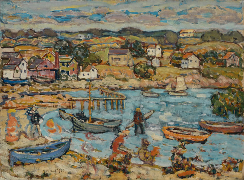 Marblehead Limanı - Maurice Prendergast