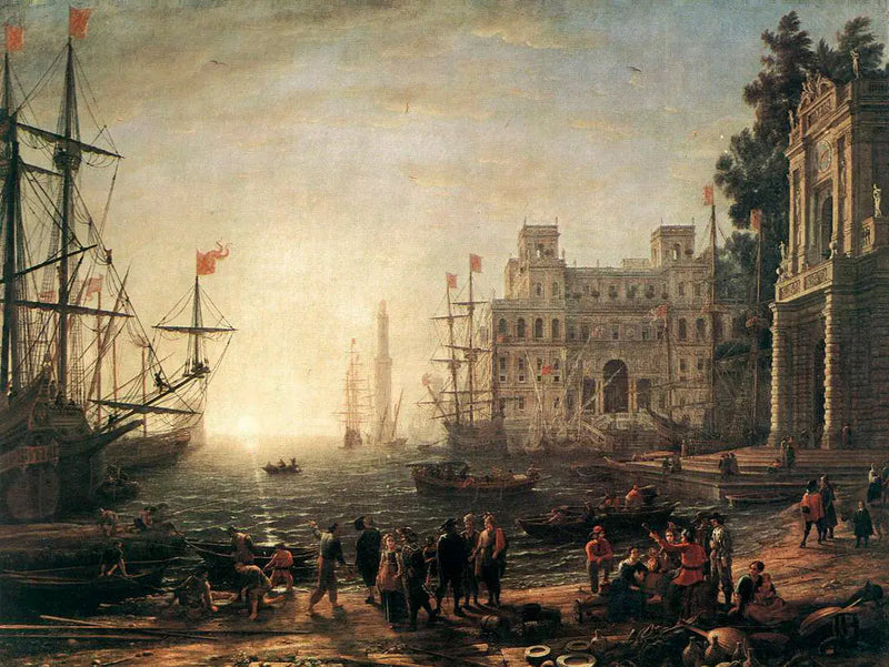 Deniz Limanı ve Villa Médicis - Claude Lorrain