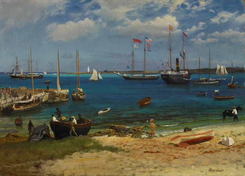 Nassau Limanı - Albert Bierstadt