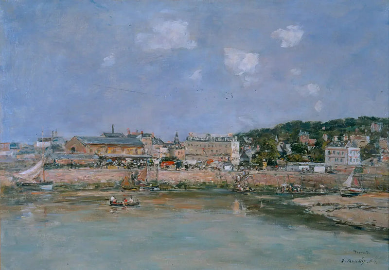 Trouville Limanı - Eugène Boudin