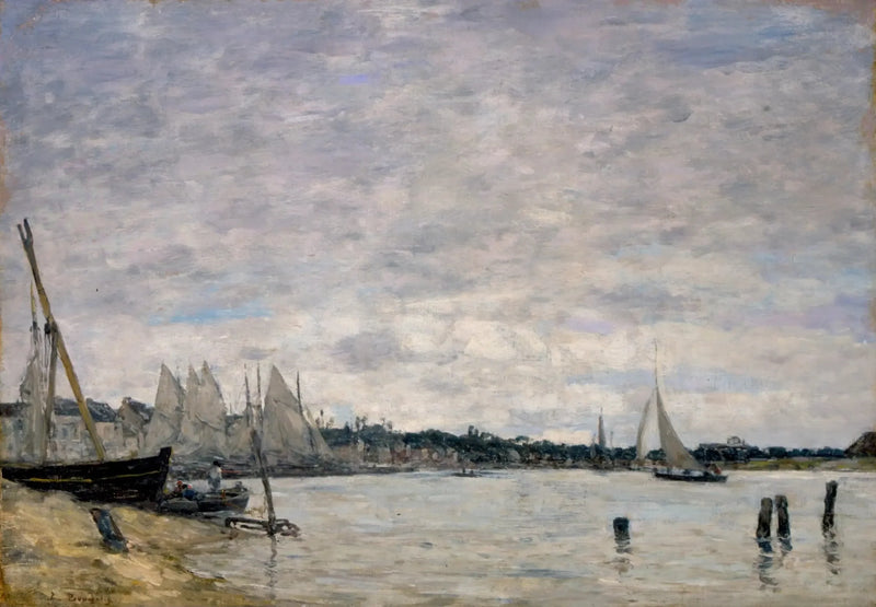Trouville Limanı - Eugène Boudin