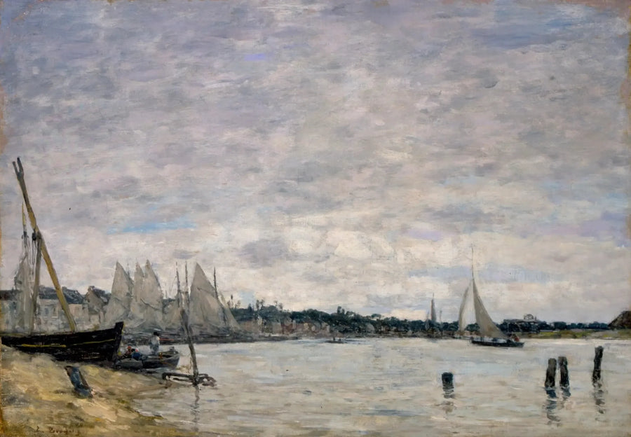 Trouville Limanı - Eugène Boudin