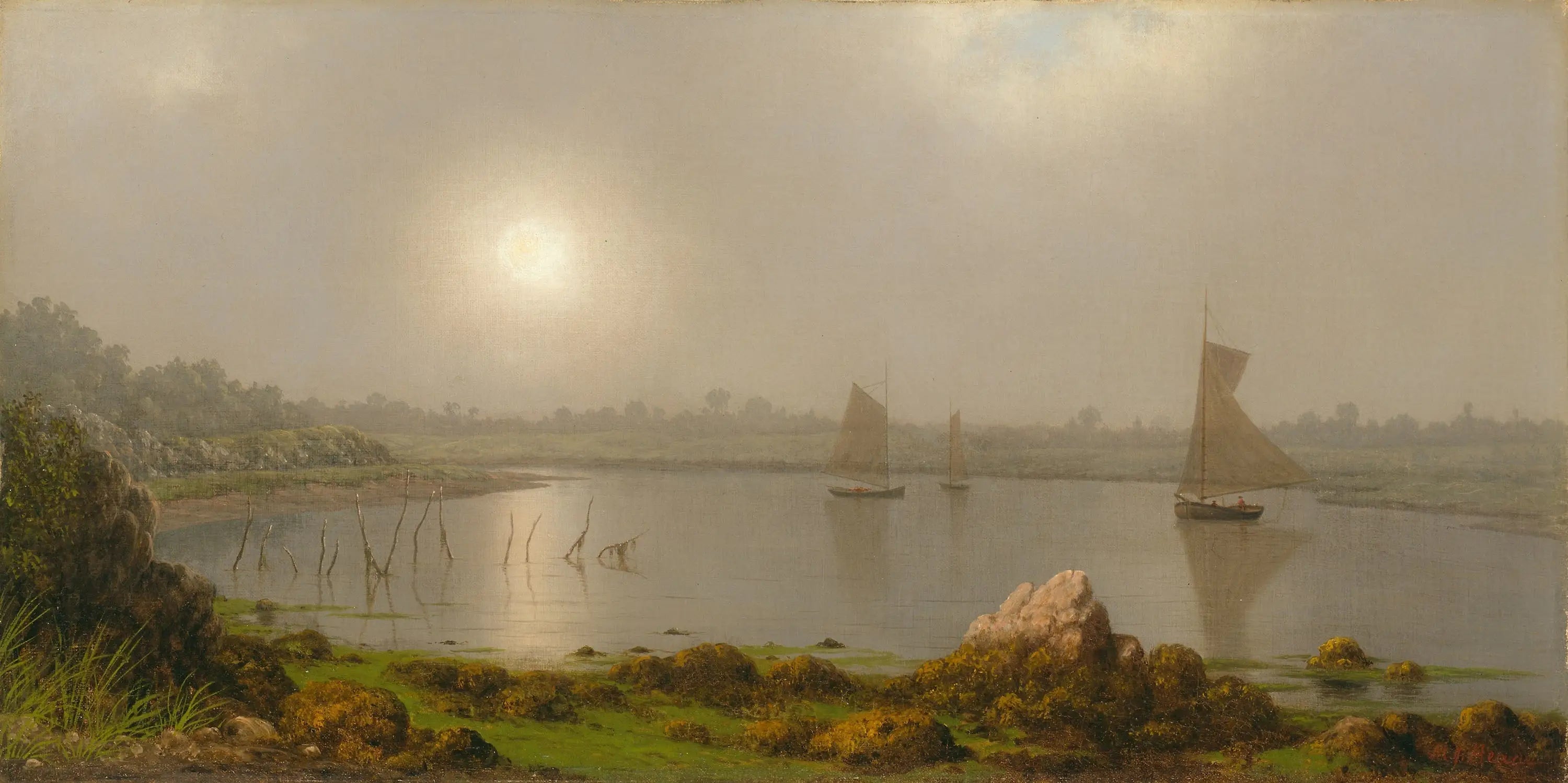 Port de York côte du Maine - Martin Johnson Heade - Alpha Reproduction