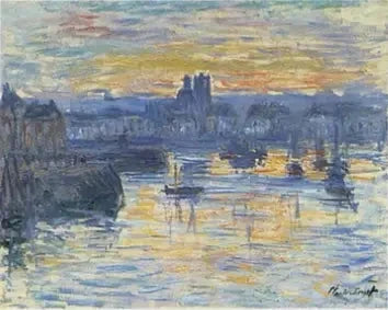 Dieppe Limanı, W706 akşamı - Claude Monet