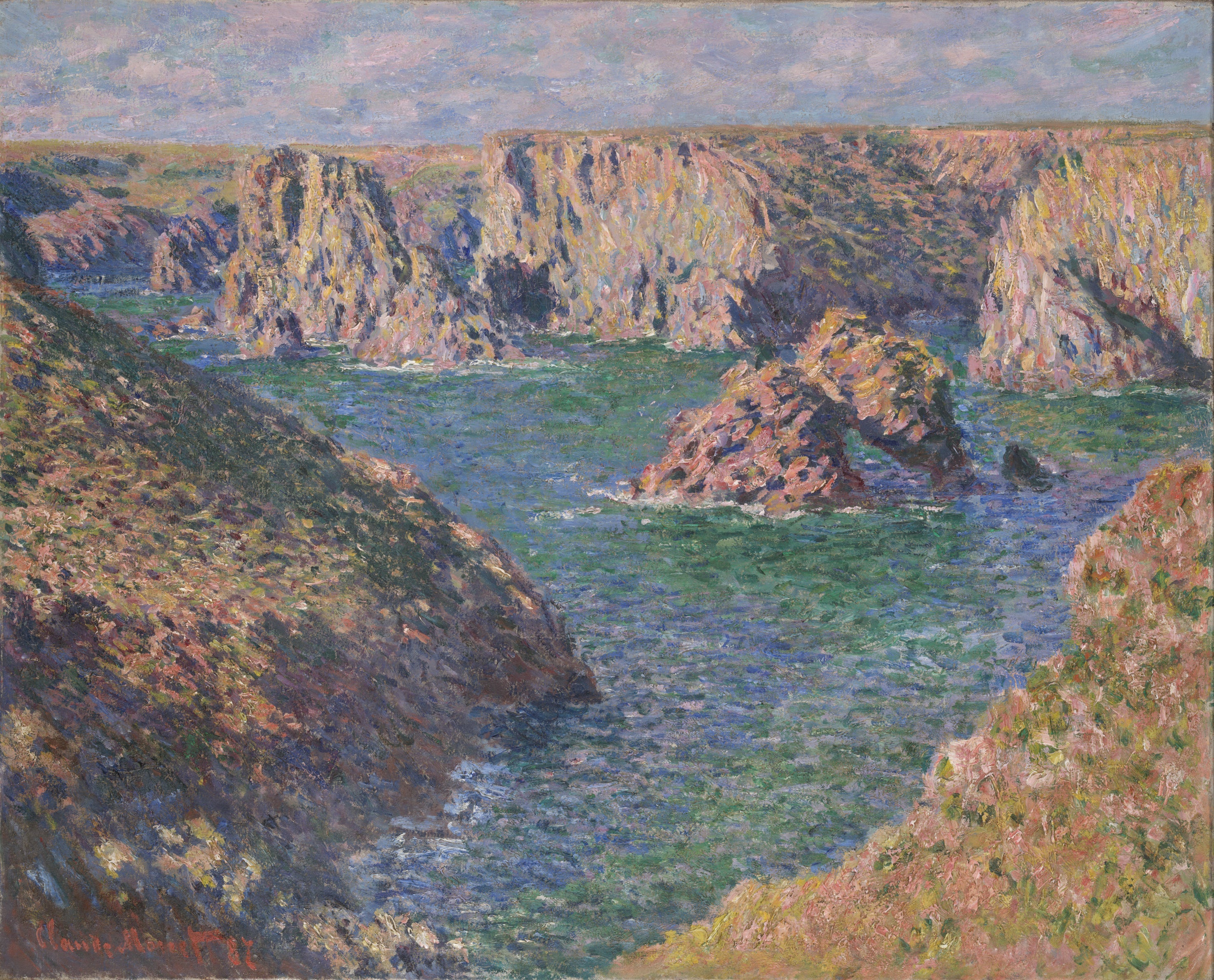 Reproduction du tableau « Port-Domois, île Belle - Claude Monet » par Alpha Reproduction en peinture à l’huile
