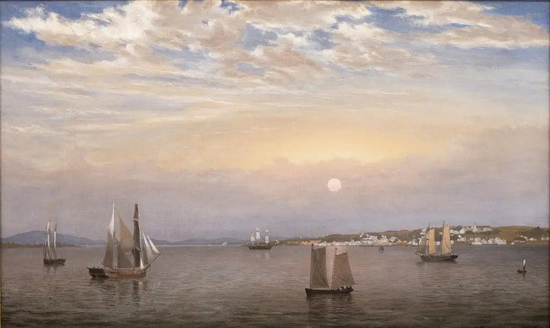Castine Limanı ve Şehri - Fitz Henry Lane