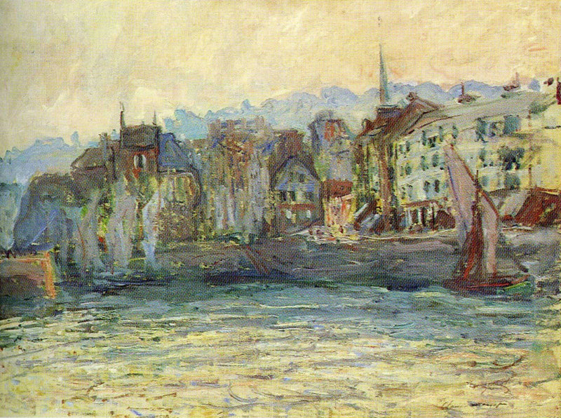 Honfleur Limanı, Saarlandmuseum W1845 - Claude Monet