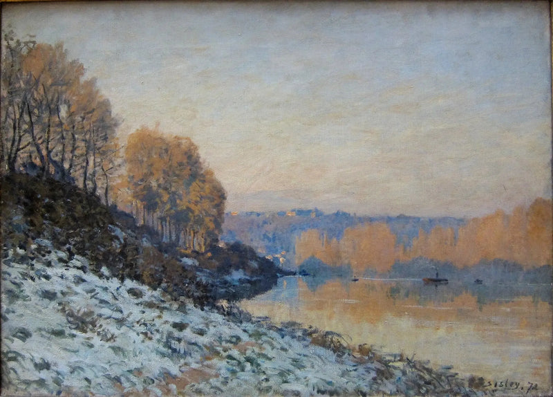 Port-Marly, beyaz jöle - Alfred Sisley