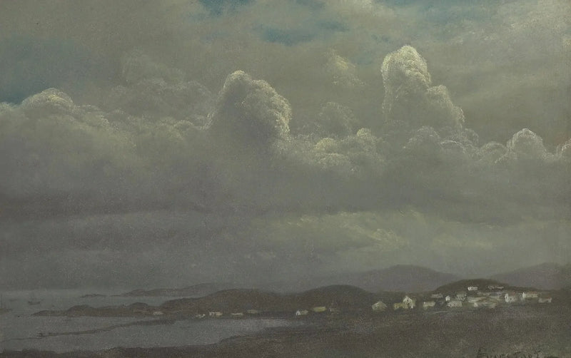 Port Richmond, San Francisco Körfezi - Albert Bierstadt