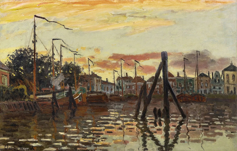 Zaandam Limanı W188 - Claude Monet
