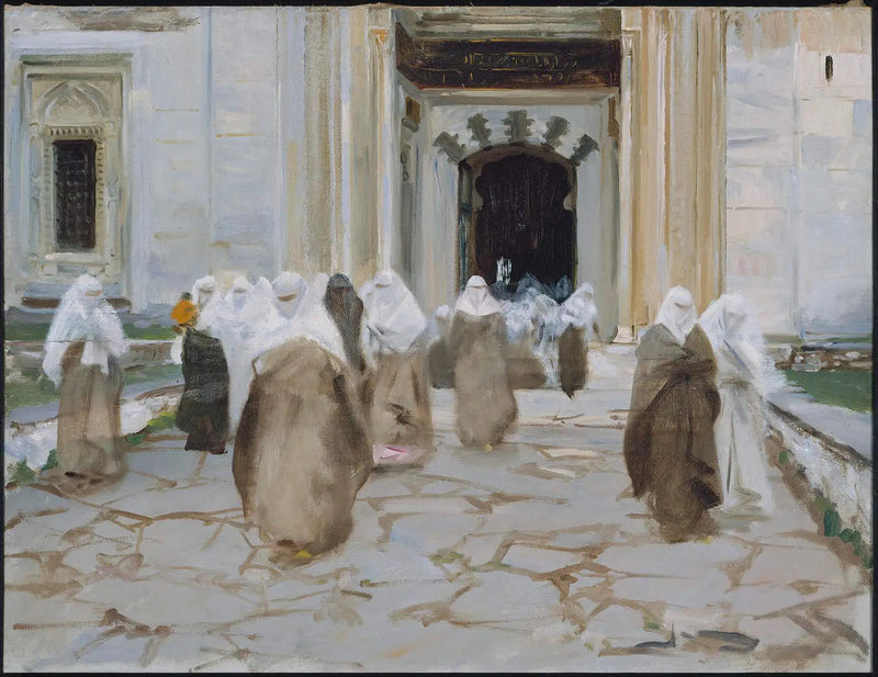 Bir caminin kapısı - John Singer Sargent