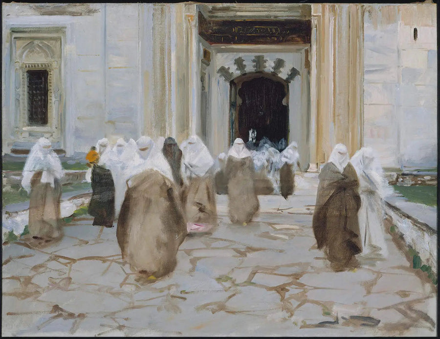 Bir caminin kapısı - John Singer Sargent