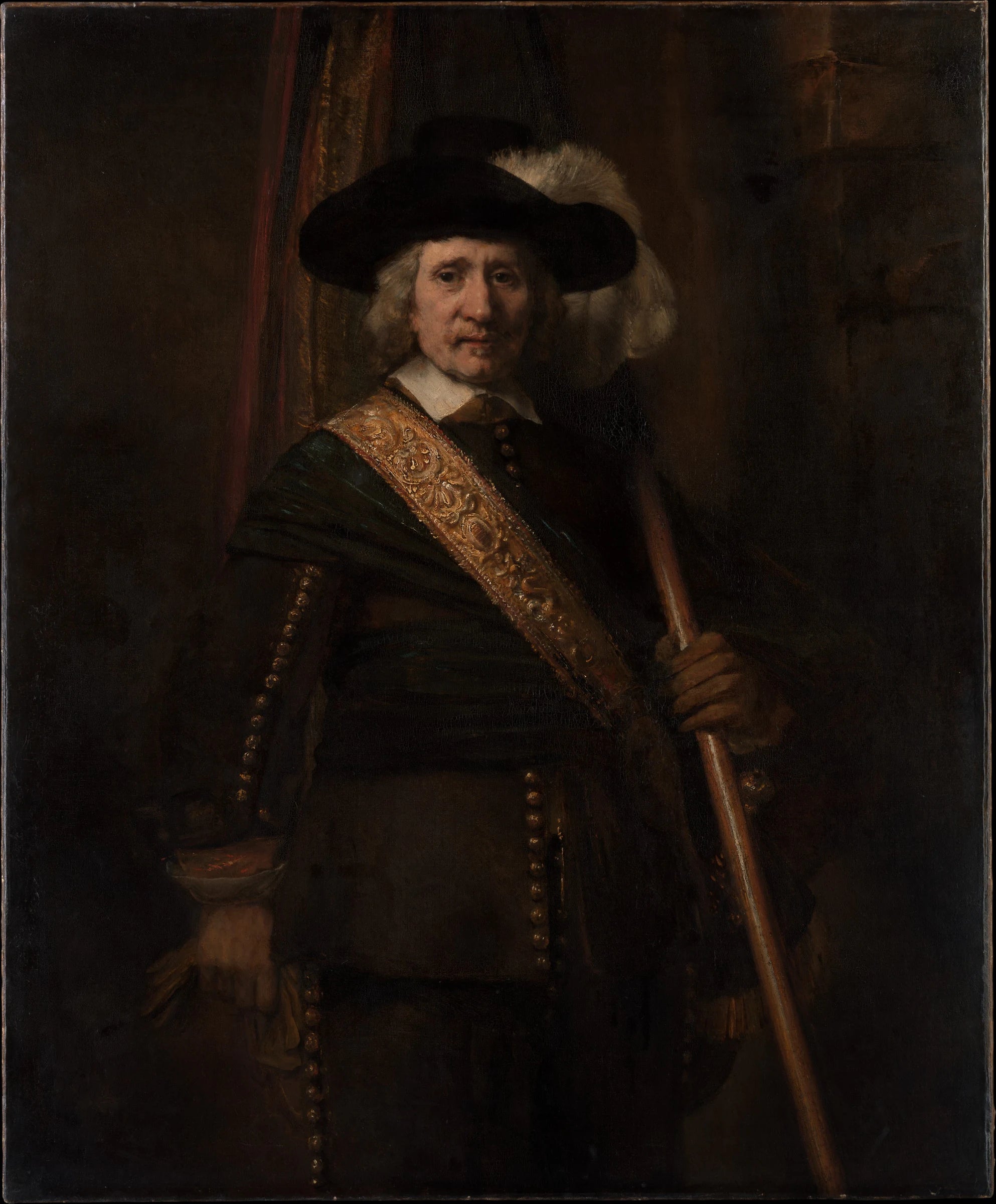 Le Porte-étendard - Rembrandt (Rembrandt van Rijn)