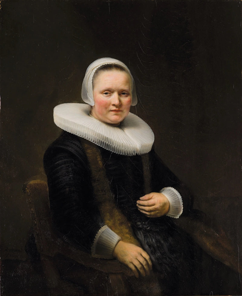Bir Kadın Portresi, belki Anna Wijmer - Rembrandt