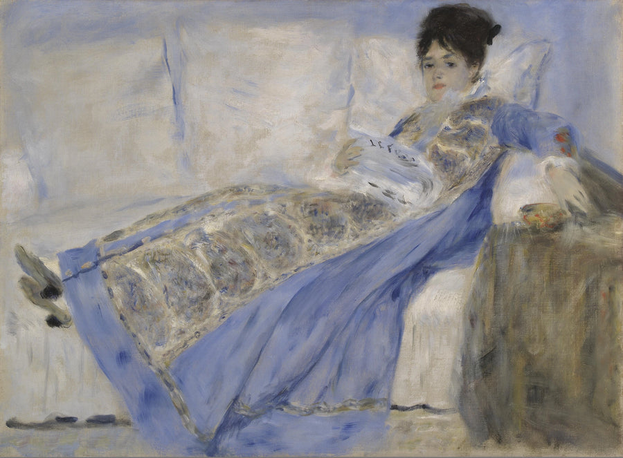 Madame Monet okurken - Pierre-Auguste Renoir