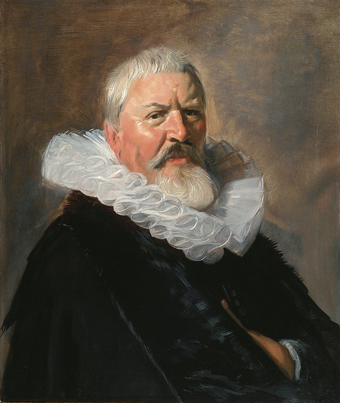 Portrait carré de Pieter Jacobsz Olycan - Frans Hals