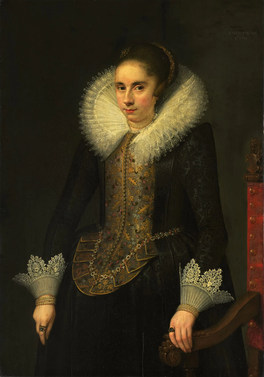 Portrait de Catherine Fourmenois (1598-1665) - Salomon Mesdach