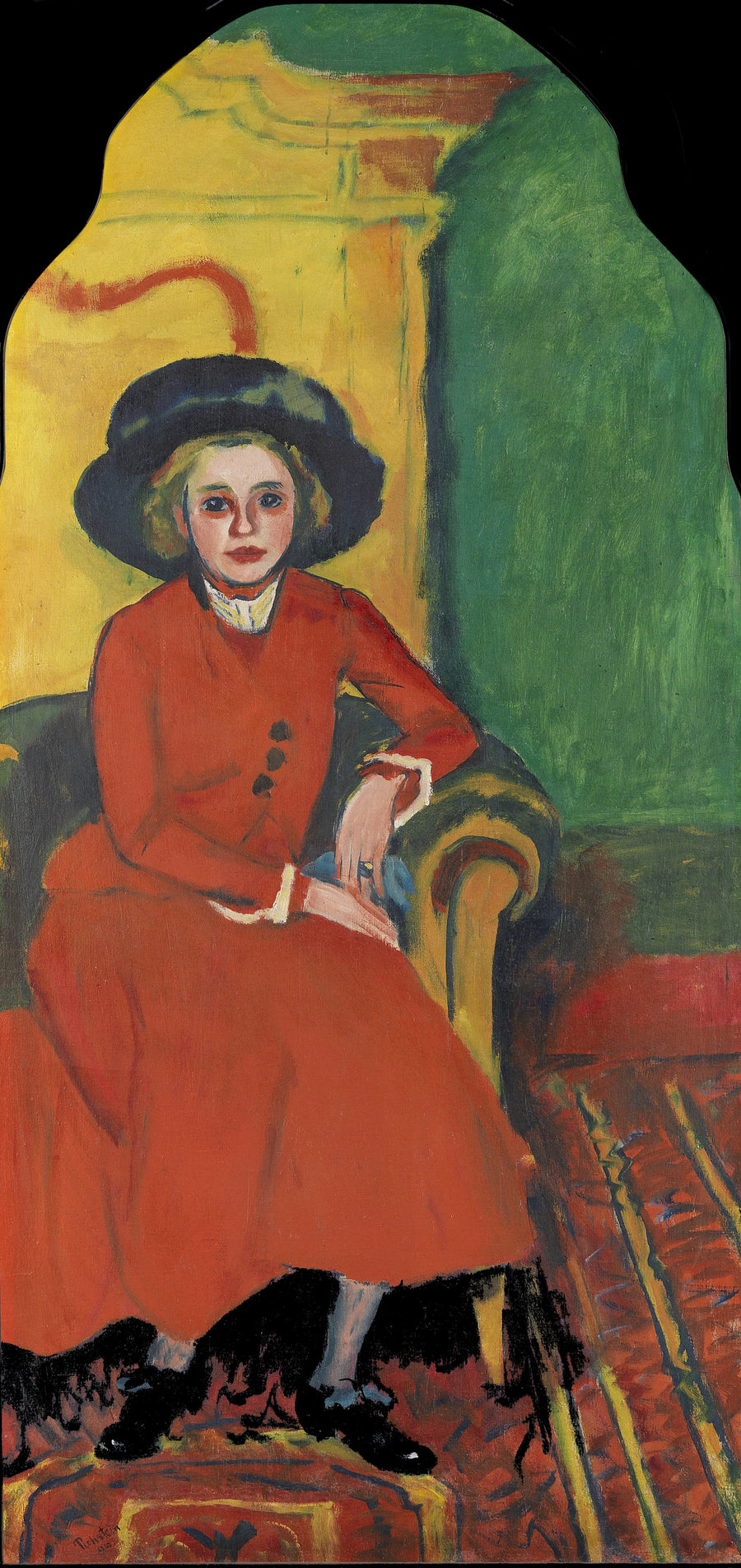 Portrait de Charlotte Cuhrt - Max Pechstein