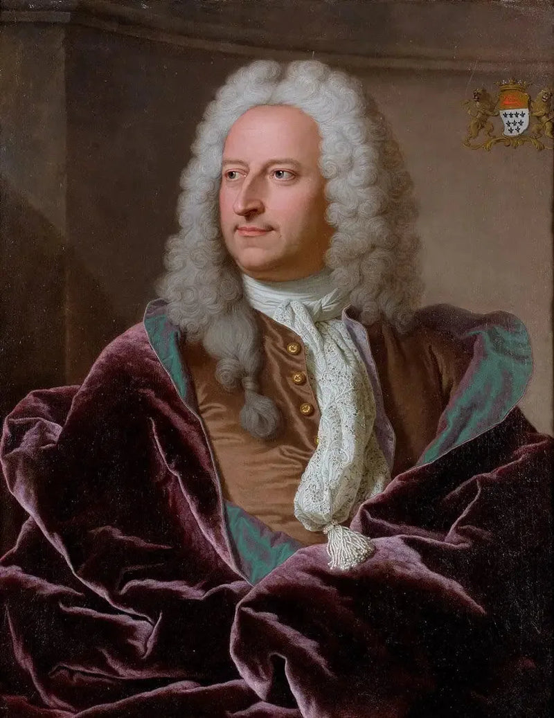 Abraham Van Hoey Portresi - Hyacinthe Rigaud