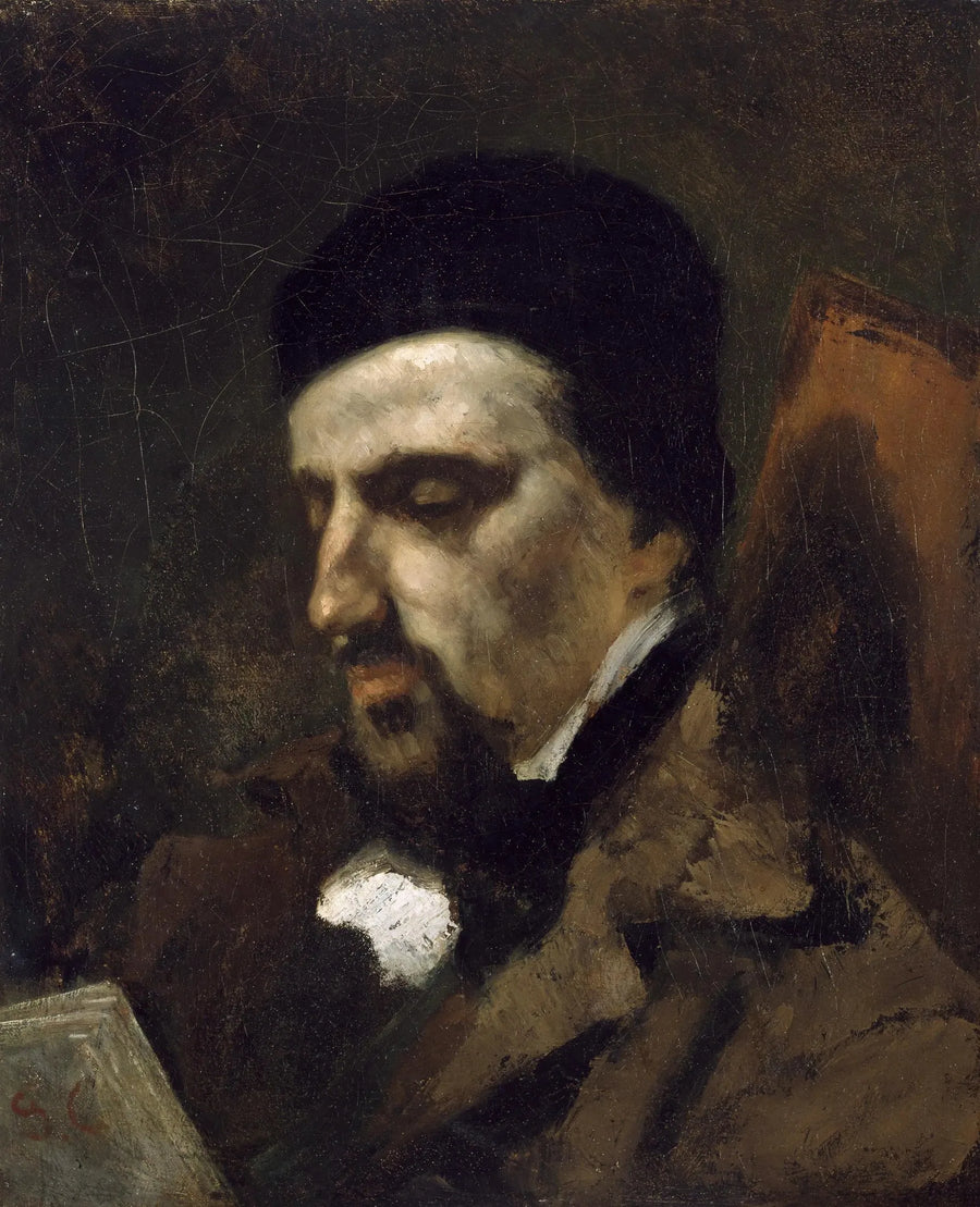 Adolphe Marlet Portresi - Gustave Courbet