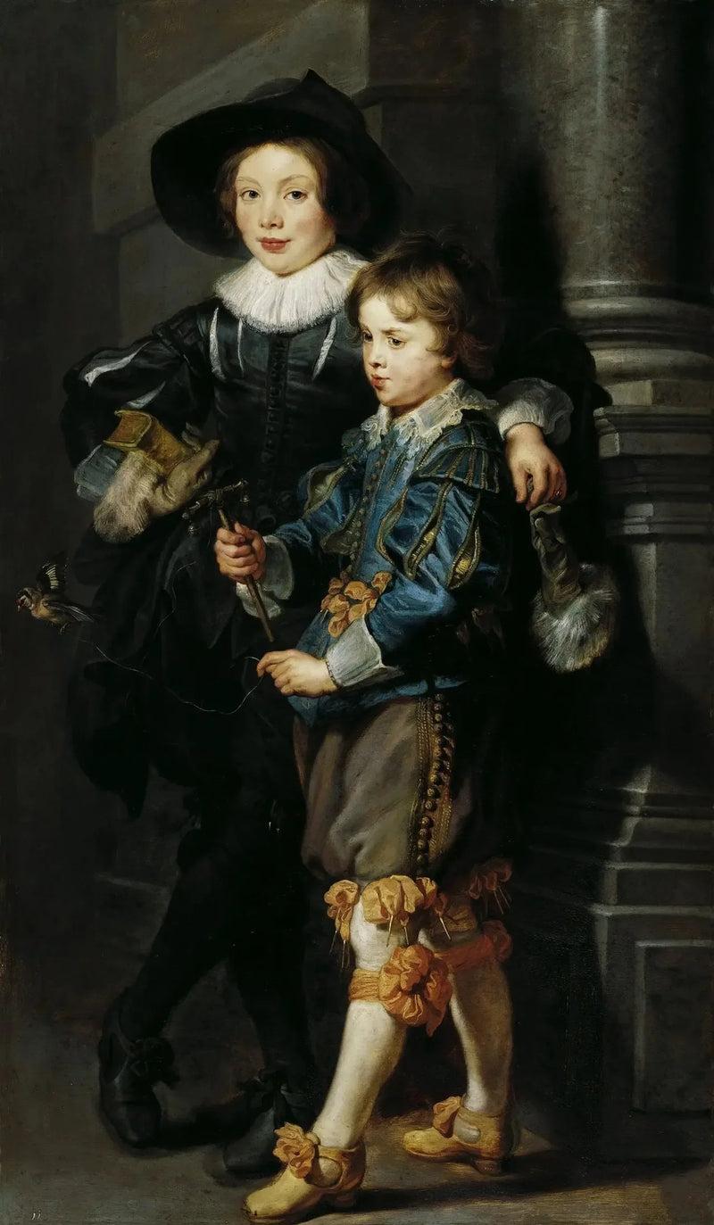 Albert ve Nicolas Rubens Portresi - Peter Paul Rubens