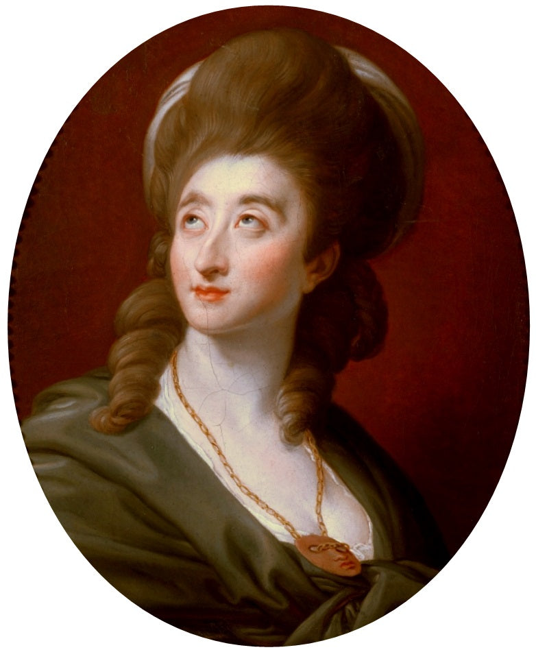 Aleksandra Potocka'nın Lubomirska olarak Melpomène rolündeki portresi. - Pompeo Batoni