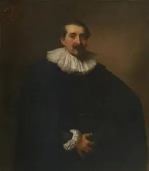 Alexandre della Faille 1589-1653 Portresi, Antwerp Şehri Sekreteri - Antoine van Dyck